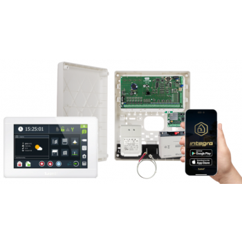 ZESTAW ALARMOWY SATEL INTEGRA 64 + INT-TSI-W + OPU-3P + AWT682 + 17Ah + INT-GSM LTE